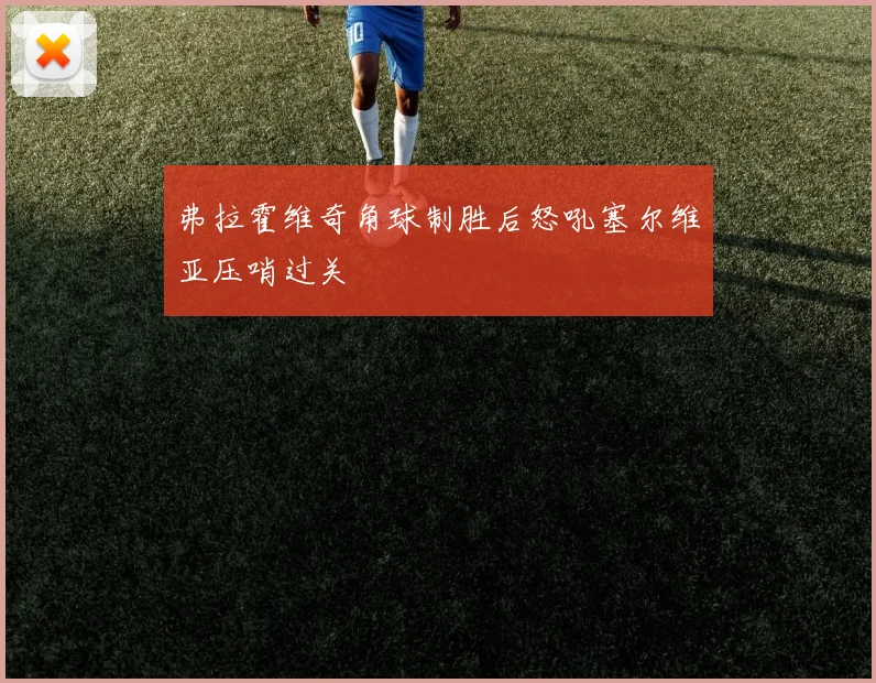 弗拉霍维奇角球制胜后怒吼塞尔维亚压哨过关